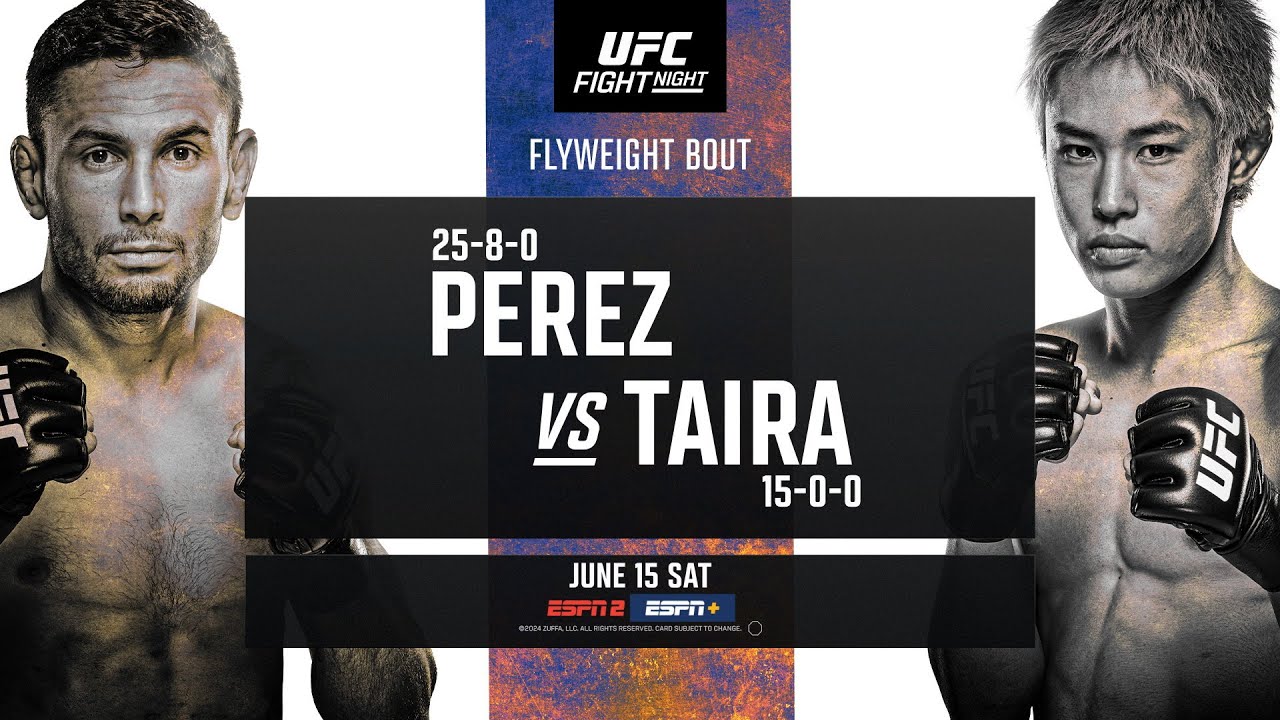 HOW TO WATCH UFC FIGHT NIGHT: PEREZ VS TAIRA