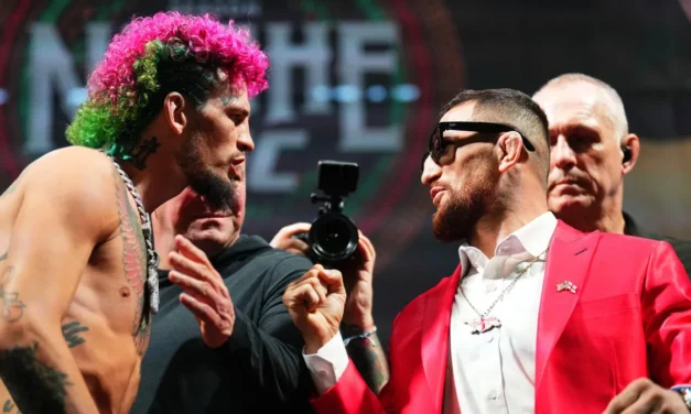 A Cordial Encounter: Sean O’Malley and Merab Dvalishvili Share Respectful Exchange at UFC PI